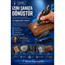 Transformacion Elektrikli Gravür Kalemi 5 Kademeli Metal Cam Ahşap Oyma Markalama Makinesi Masaüstü Takı Yazı Kalemi Çizici Hobi Aleti722490