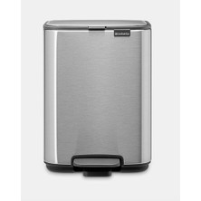Brabantia BRB-8710755237843-BRA 237843-001-01-BO Matt Steel Fpp Pedallı Çöp Kutusu 4l