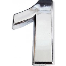 Egecen Cemax Krom Yapışkanlı 1 Rakamı 5 cm