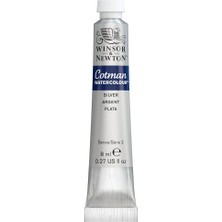 Winsor & Newton : Cotman : Tüp Sulu Boya : 8 ml : Silver