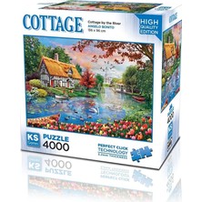 Get Store 23509 Puzzle 4000 Cattage By The River