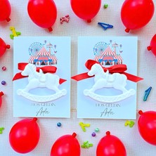 Nunu Event 15 Adet Sallanan At Taş Tozu Magnet Kişiye Özel Hediyelik, Hoşgeldin Bebek,mevlüt,baby Shower,sünnet