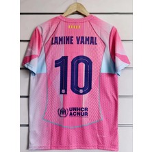 Fair City F.c Barcelona 2025-26 Yeni Sezon Lamine Yamal Özel Konsept Yetişkin Forması (Pink)