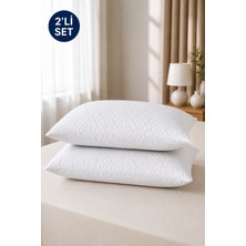 Viscolog 2 Li Italyan Microfiber Orta Sertlikte Boyun Destekli Rahat Nefes Alan 1000GR Yastık