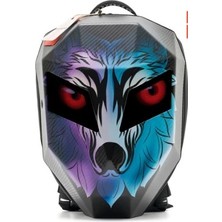 Missidea Kurt LED Gözlü Motosiklet Sırt Çantası+Powerbank Hediyelidir