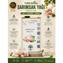 Gold Vital Sarımsak Yağı 1 Lt - Maserasyon, Saf & Doğal Ürün