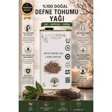 Gold Vital Defne Tohumu Yağı 1 Lt - Soğuk Sıkım, Saf & Doğal Ürün