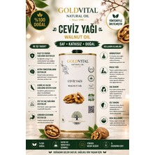 Gold Vital Ceviz Yağı 1 Lt - Soğuk Sıkım, Saf & Doğal Ürün