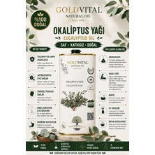Gold Vital Okaliptus Yağı 1 Lt - Distilasyon, Saf & Doğal Ürün