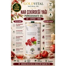 Gold Vital Nar Çekirdeği Yağı 1 Lt - Soğuk Sıkım, Saf & Doğal Ürün