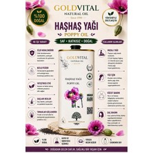 Gold Vital Haşhaş Yağı 1 Lt - Soğuk Sıkım, Saf & Doğal Ürün