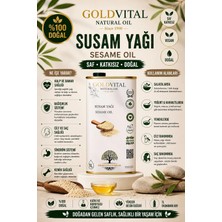 Gold Vital Susam Yağı 1 Lt - Soğuk Sıkım, Saf & Doğal Ürün