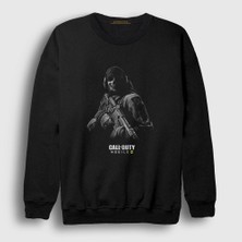 Presmono Unisex Siyah Mobile Call Of Duty Sweatshirt