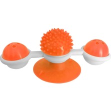 Aydogan's Dy Vantuzlu Fırıldak Toplu Dönen Kedi Oyuncağı 8 Cm-18 cm Tcu