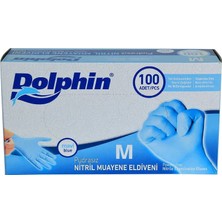 Aydogan's Dy Pudrasız Mi Nitril Eldiven Orta Boy (M) 100 Lü Paket