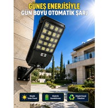 Güneş Enerjili Hareket Sensörlü LED Sokak Lambası Uzaktan Kumandalı Dış Mekan Aydınlatma - Lisinya