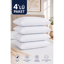 Viscolog 4 Lü Italyan Microfiber Orta Sertlikte Boyun Destekli Rahat Nefes Alan 1000GR Yastık