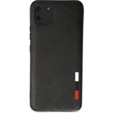Bezos Realme C11 Kılıf Loop Deri Silikon - Siyah