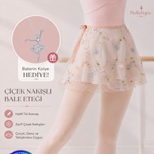 Balletique Çiçek Nakışlı Tül Bale/dans Eteği – Yetişkin ve Çocuk