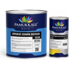 Pamukkale 4530 Solventli Epoksi Zemin Boyası 3.5 kg Ral 5017 Trafik Mavisi