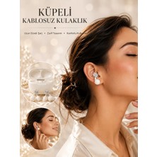Bezos Küpeli Kablosuz Bluetooth Kulaklık Uzun Süreli Şarj Özellikli