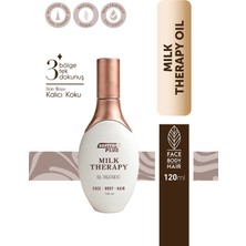 Softto Plus Mılk Therapy Oıl 120 ml – Vitamin E ve Bitkisel Özlerle Cilt & Saç Bakım Yağı