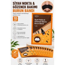 Modalucci Siyah Nokta & Gözenek Bakımı Burun Bandı – 10 Adet | Derinlemesine Temizleyici Burun Bandı