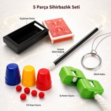 MiraLive Çocuklar Için 5 Parça Sihirbazlık Oyun Seti (4887)