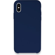 Ankaverse®  iPhone Xs Max Kılıf Lansman Legant Silikon - Lacivert