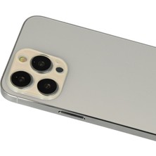 Bezos iPhone 12 Pro Rainbow Kamera Lens Koruma Cam - Gold