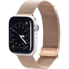 Bezos Dux Ducis Apple Watch 42/44/45MM Için Milanese Premium Milano Loop Kayış KORDON-(5775)
