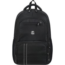 Seventeen  4904 Su Itici Kumaş 15.6" Laptop Bölmeli Seyahat ve Okul Sırt Çantası