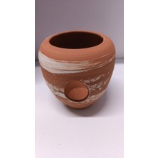 Netx Çömlek Büyük Vatoz Küpü Vazo Şekilli 12X13CM Içe Eğik Vazo Akvaryum Dekoru