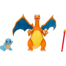 Aydogan's Dy Pok PKW2283 Pokemon Battle 2li Figür - Squirtle Charmander