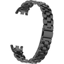 Basias Xiaomi Mi Band  8 / 9 / 10 Akıllı Bileklik Kordon Metal Paslanmaz Çelik Kordon