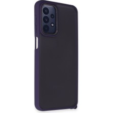 Bezos Galaxy A23 4g Kılıf Elegant Kapak - Derin Mor
