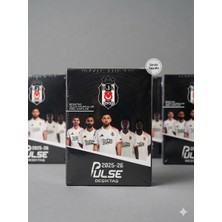 Lisinya Pulse Futbolcu Kartları 2025/26 Paket 10 Kart Koleksiyon Kartları Siyah Beyaz