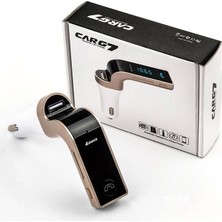 Carg7 Bluetooth Araç Fm Transmitter USB Girişli ( Lisinya )