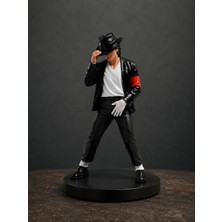 3D Layer Craft Michael Jackson Figür 17 cm Dekoratif Hayran Hediyesi