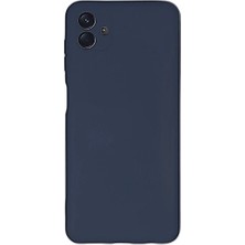 Raftan Topla Samsung Galaxy A04 Kılıf Nano Içi Kadife Silikon - Lacivert
