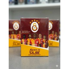 Lisinya Pulse Futbolcu Kartları 2025/26 Paket 10 Kart Koleksiyon Kartları Sarı Kırmızı