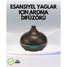 7 Renk Işıklı Ultrasonik Hava Difüzörü – Sessiz ve Güvenli Kullanım - Lisinya