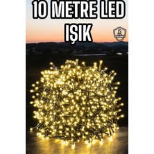 LED Işık 10 Metre Gün Işığı Parlak ve Doğal Ağaç Süsleme - Lisinya