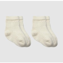 Bistyle Kabartma Prinç Penye Soket Çorap 2li 10152 Naturel