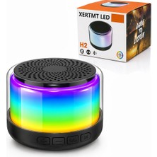 Bt - Sd - USB Şarjlı Rgb Işıklı Bluetooth Wireless Speaker Hoparlör 3W PL-4675 (4887) Midastech