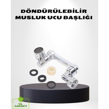1080° Dönebilen Musluk Ucu – Su Tasarruflu, Esnek ve 360° Çift Eksenli Başlık - Lisinya