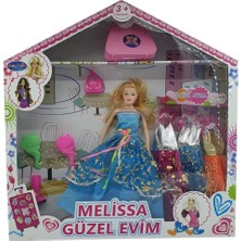 Bebek Yedek Elbiseli ve Aksesuarlı - 1115-21 - Mavi (Lisinya)