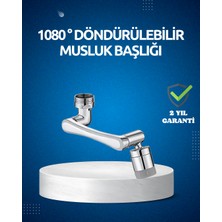 Dönen Musluk Başlığı 1080 Derece Ayarlanabilir Filtreli Sprey Uç - Lisinya