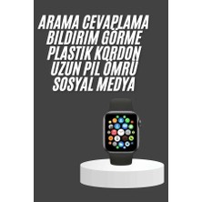 Akıllı Saat Çok Fonksiyonlu Uyku Takibi Adımsayar Nabız Ölçer Arama Cevaplayan