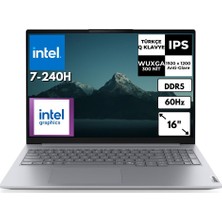 Lenovo Thinkbook 16 G8 Irl Intel Core 7 240H 64 GB 2 Tbssd 16" Wuxga Windows 11 Pro Notebook 21SH009GTXAT89